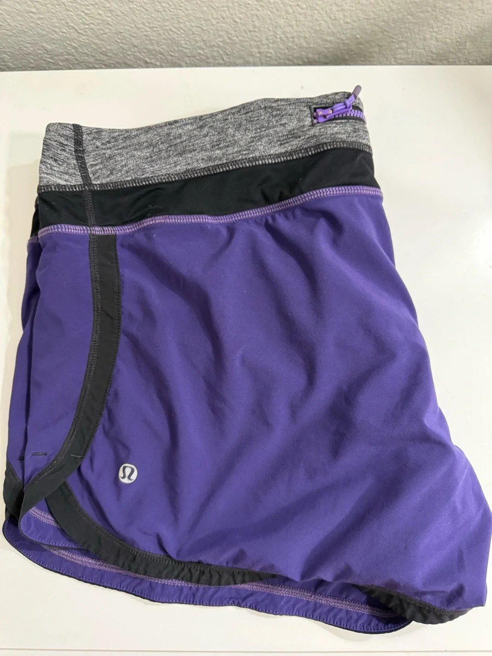 lululemon short size 12 athletica Purple Athletic - Picture 5 of 6